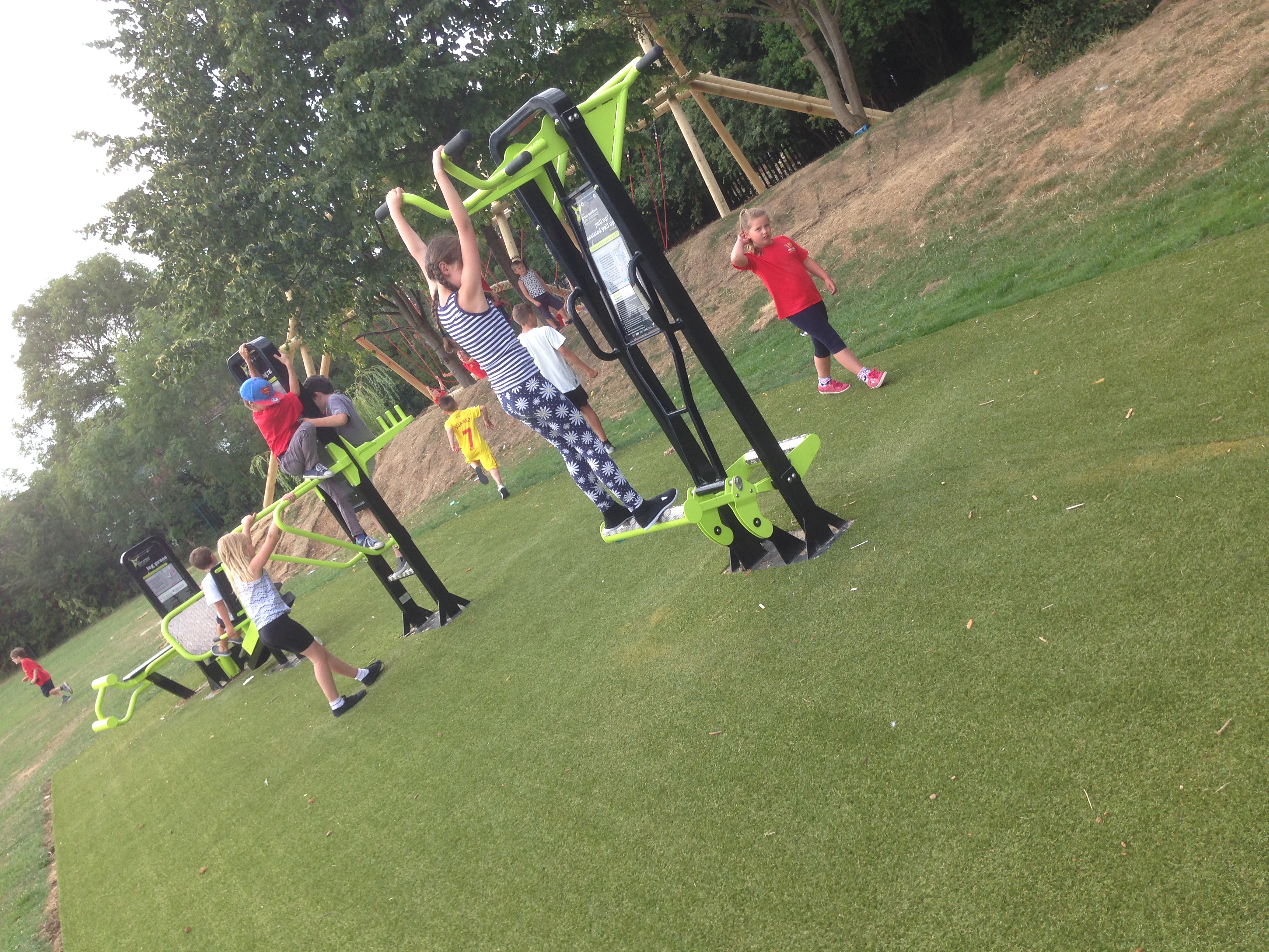 Children enjoying outdoor activities